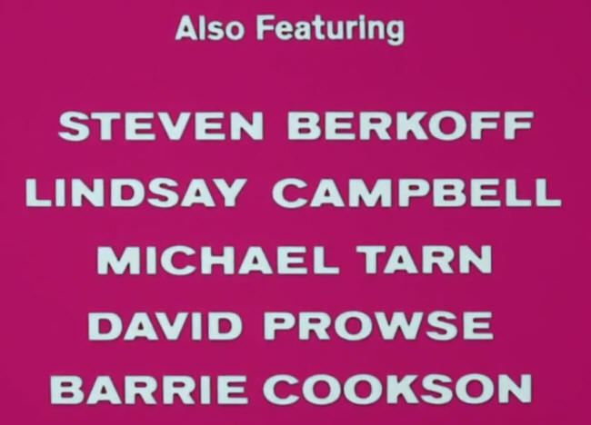 Steven Berkoff - A Clockwork Orange - credit