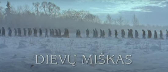 Steven Berkoff - Forest-of the gods-Dievu Miskas - title