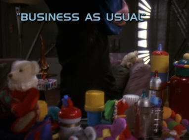 Steven Berkoff - Star Trek: Deep Space Nine - Business as Usual - episode title