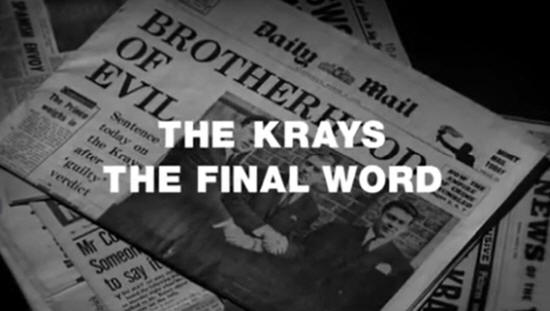 Steven Berkoff - The Krays The Final Word - title