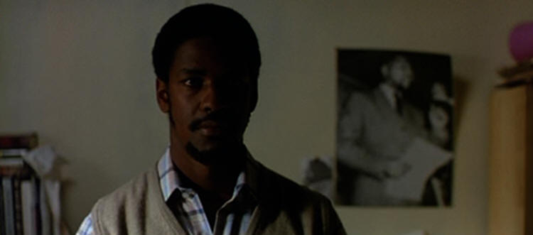 Denzel Washington as Biko in Cry Freedom