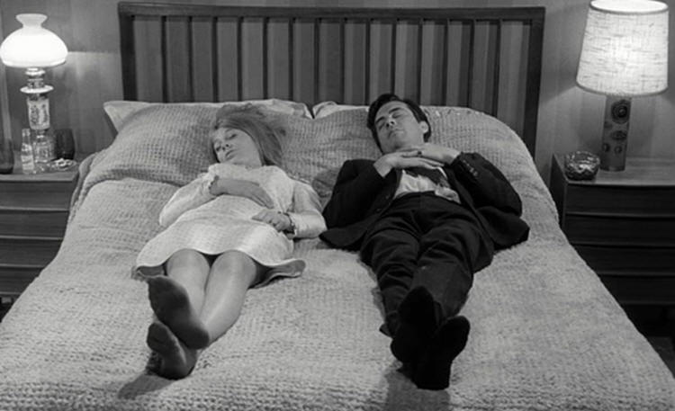 Dirk Bogarde and Julie Christie in Darling