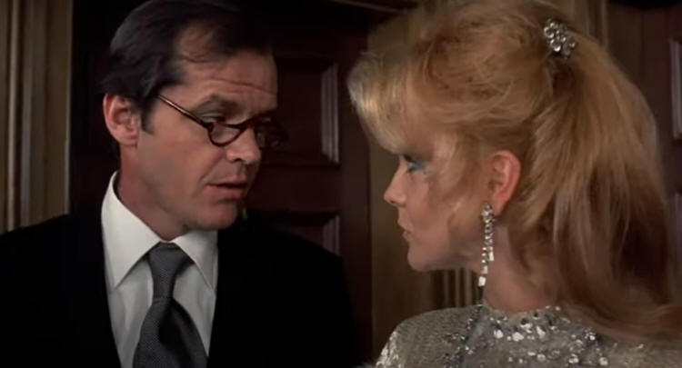 Jack Nicholson and Ann-Margret in Ken Russell's Tommy