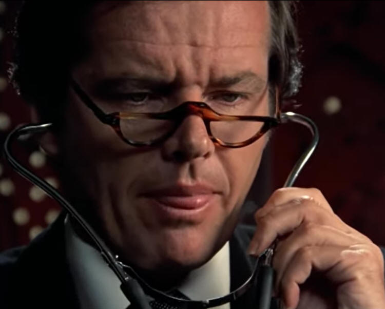 Jack Nicholson in Ken Russell's Tommy