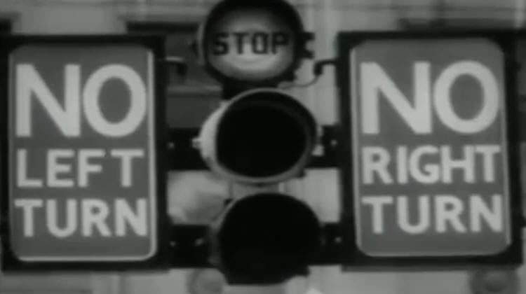 Ken Russell - London Moods - traffic sign