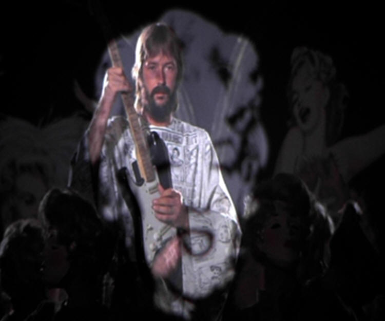 Eric Clapton in Ken Russell film of The Who Tommy